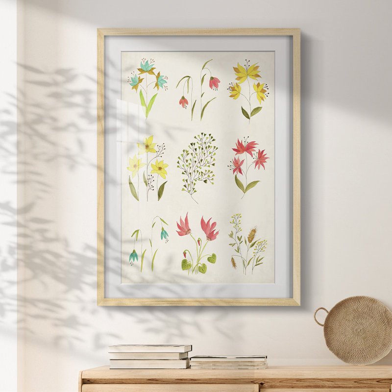 Inner Circles II - Toile tendue avec châssis, Naturel, H 25,5 po x l 17,5 po