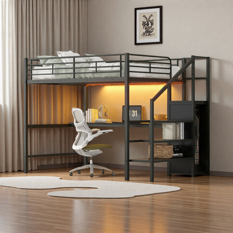 Xiomara Kids Full Loft Bed