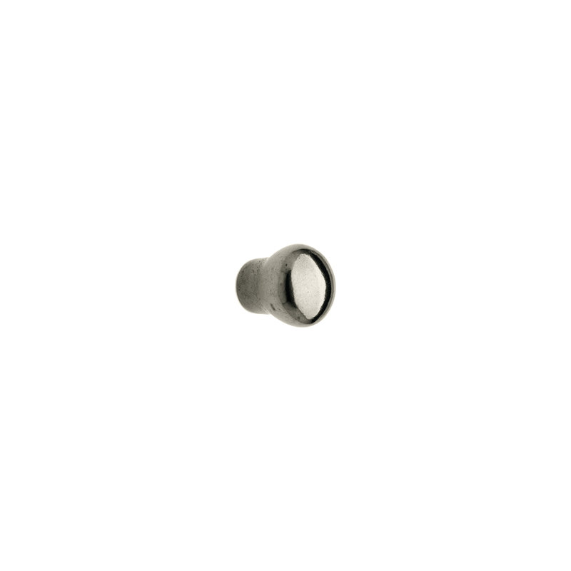 Bronze Mushroom Knob, White Bronze Medium