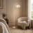 1 - Light 59" Modern Petal Adjustable Floor Lamp with 3-Color Bulb