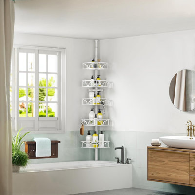 Tension Stainless Steel Shower Shelf