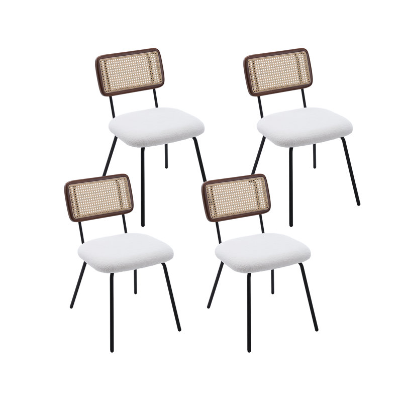 Lashounda 18.25'' H Upholstered Side Chair, White
