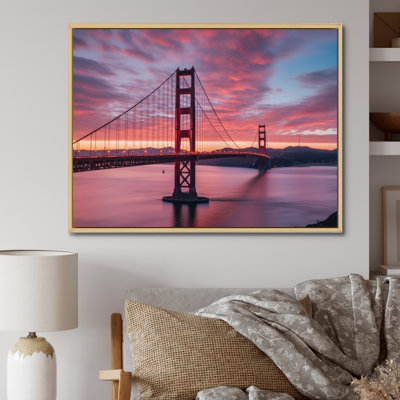 San Francisco Golden Gate Bridge, reproduction d'art sur toile