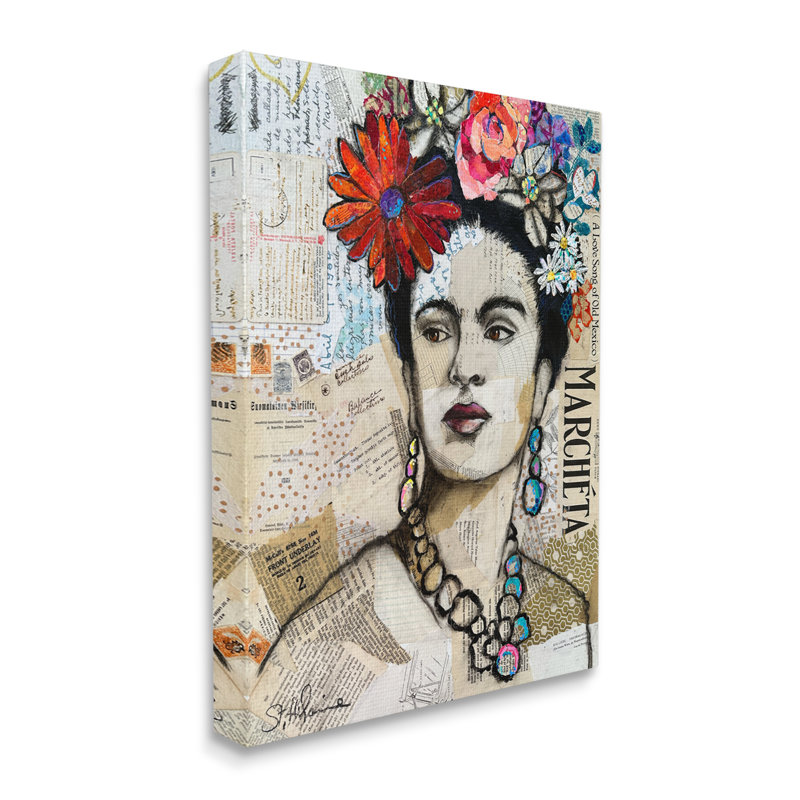 Dakota Fields Fabulous Frida Kahlo, H 40 po x l 30 po x P 1,5 po