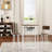 Bar Table, Equipped With 2 Bar Stools , With Backrest And Partition