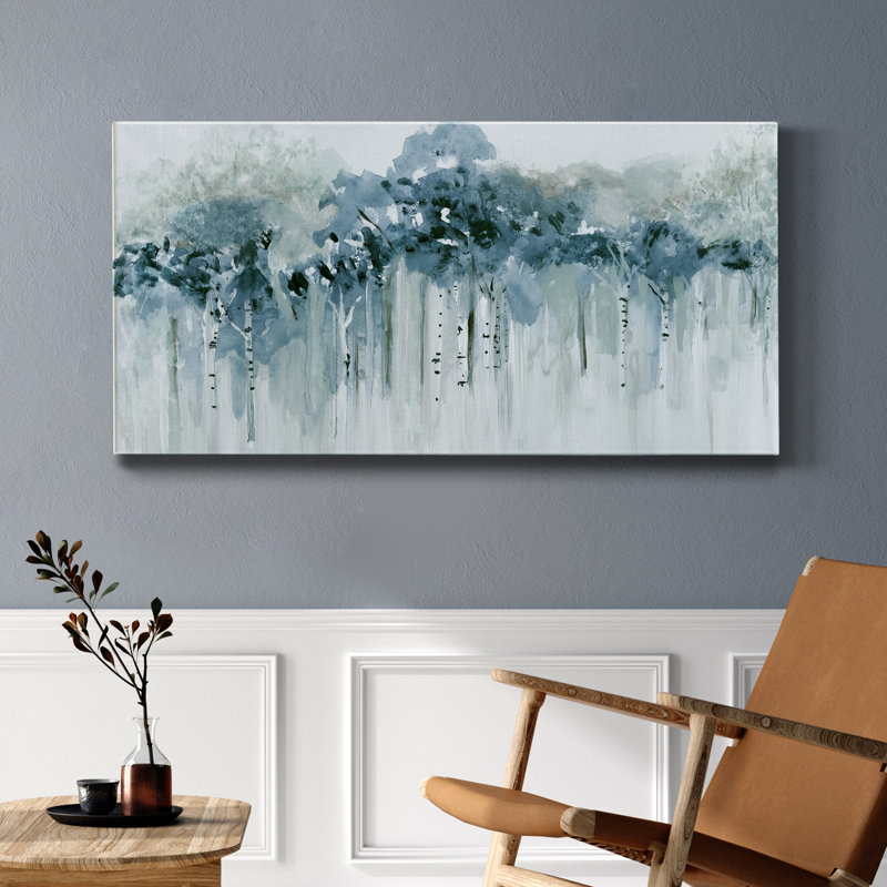 " Blue Birch Morning ", 40" H x 20" W 1.5" D