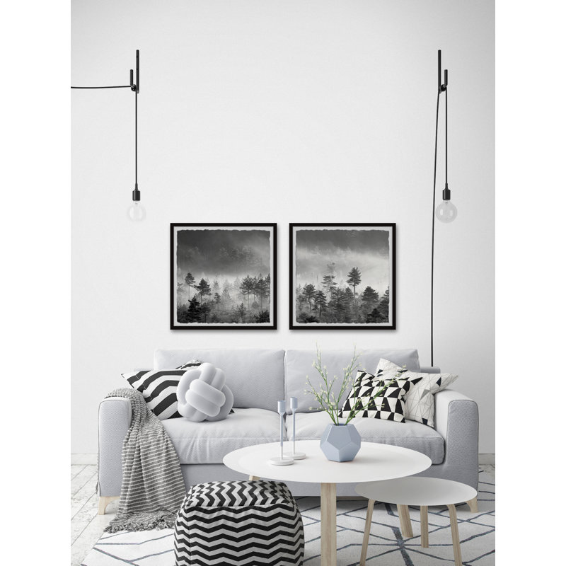 The Forest Spoke - 2 Piece Single Picture Frame Print Set