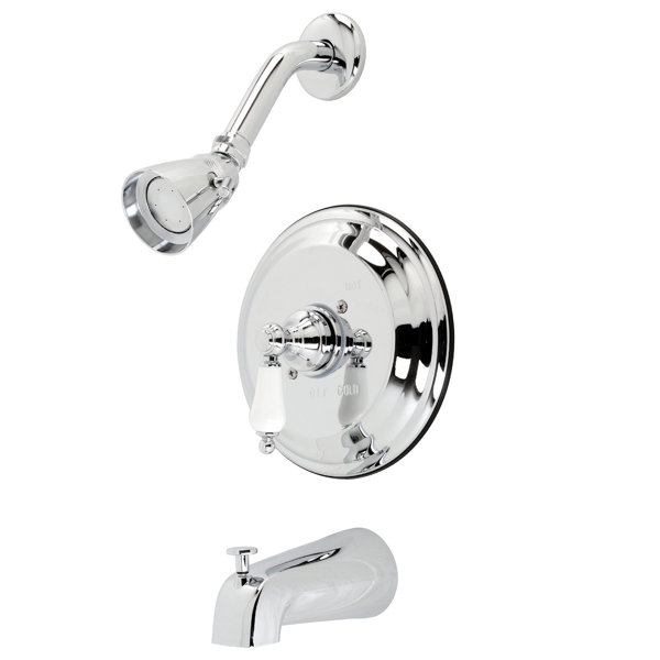 Kingston Brass Diverter Tub and Shower Faucet & Reviews | Wayfair