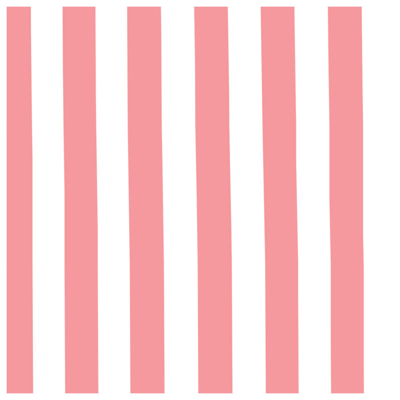 Pink Stripes Blankets, L 50 po x H 60 po