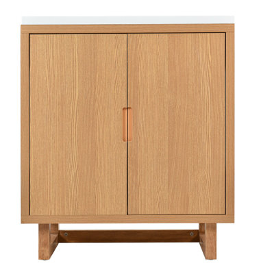 Ensemble de meuble-lavabo 30 po avec lavabo, armoire en bois massif Valisha