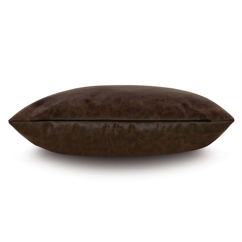 Nevin Square Pillow Cover & Insert, 20"H x 20"W, Bark