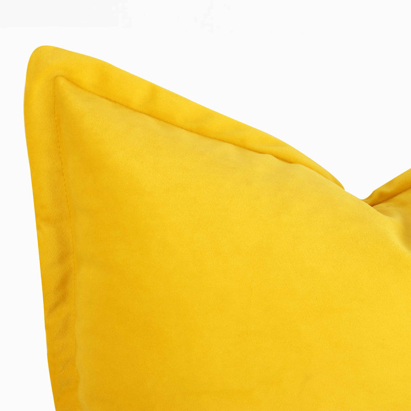 Ensemble de housse de coussin 3 pièces, Jaune