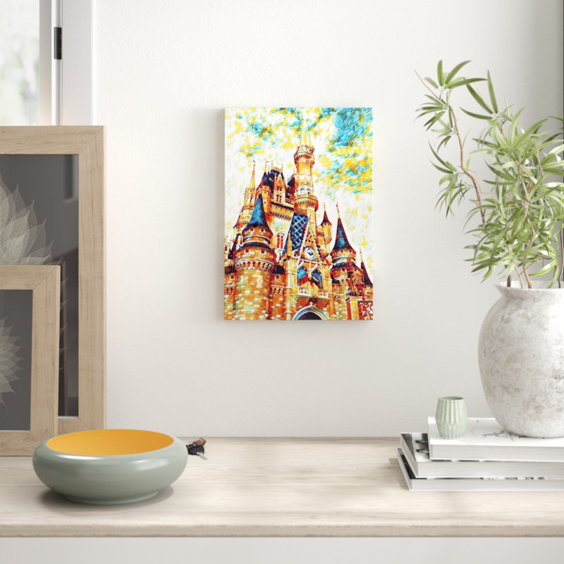 Magic Kingdom Florida Orlando USA Art - Wrapped Canvas, 60cm H x 40cm W