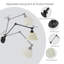 Applique à bras articulé à brancher / câblé-121281610