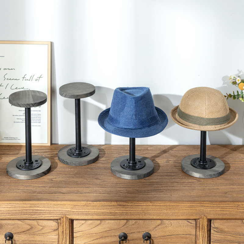 Porte-chapeaux en bois 4 pièces