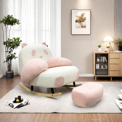 Soft Fabric Chair with Rubber Frame