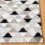 Tapis gris / noir / blanc Brentnal-978647863