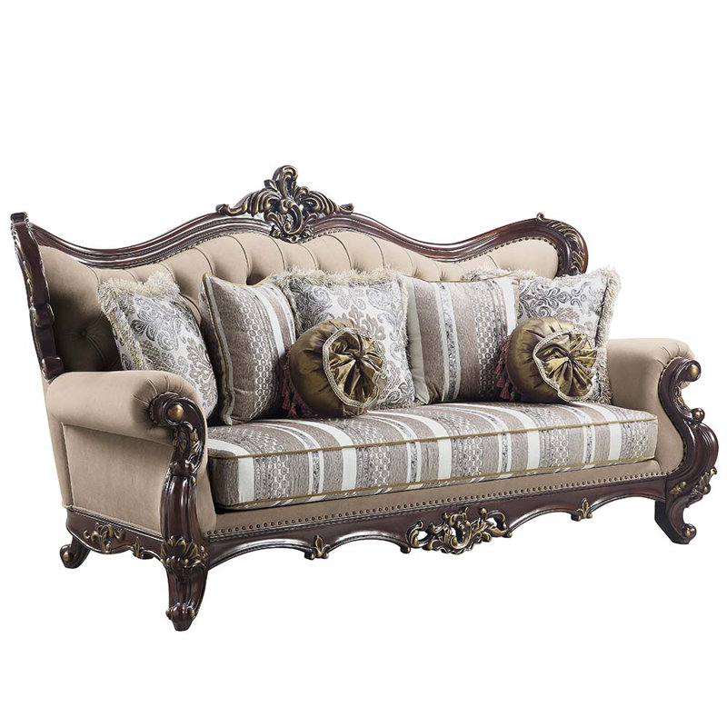 Upholstered 43'' Sofa, 50" H x 43" W x 92" D