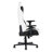 Black & White Pu Upholstery Gaming Chair With 3d Arms & Comfort Edge Back Pillow