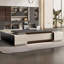 Bureau de direction 78,74 "noir luxueux et haut de gamme-1014690834