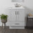 24.5" Single Bathroom Vanity With Cultured Marble Top-2058764310