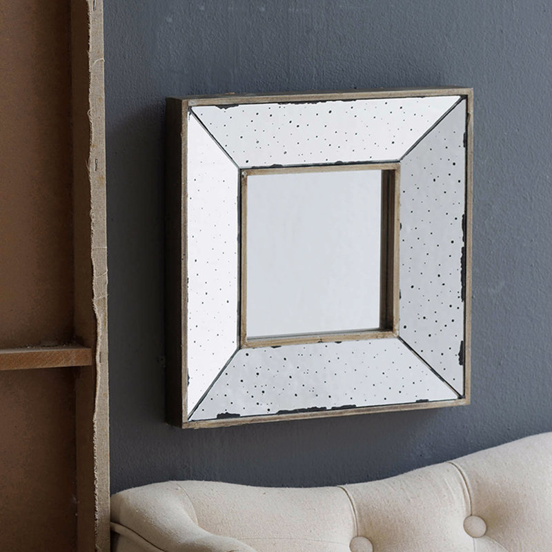 Miroir d'appoint 12 po x 12 po, 12 po x 12 po
