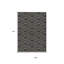 Tapis intérieur / extérieur ivoire lavable 9 pi x 12 pi noir