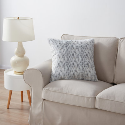 Animal Print Polyester Throw Pillow