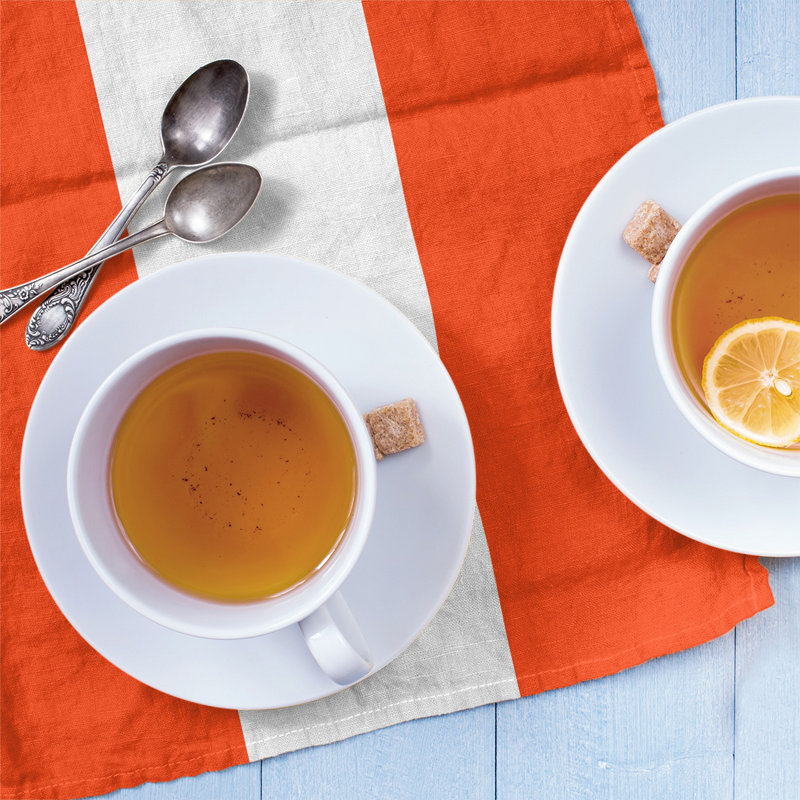 Stripe Tea Towel Kitchen Towel, Cotton Twill