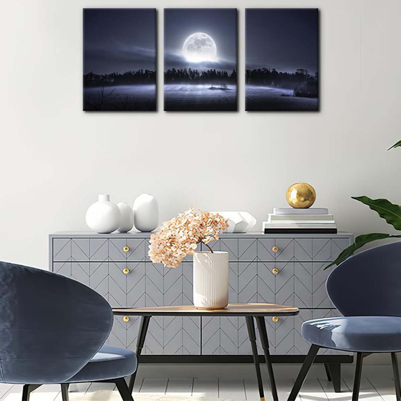 3 Piece Wrapped Canvas Print
