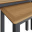 Daris Nest Of 2 Side End Tables. Solid Oak. Fully Assembled.-1252230265