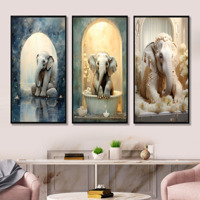Éléphant de salle de bain