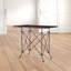 Grande table de bout rectangulaire en métal avec pieds à griffes-44653268-94558460