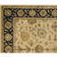 Hand Knotted Wool Oriental Area Rug in Gold/Black-1670939911