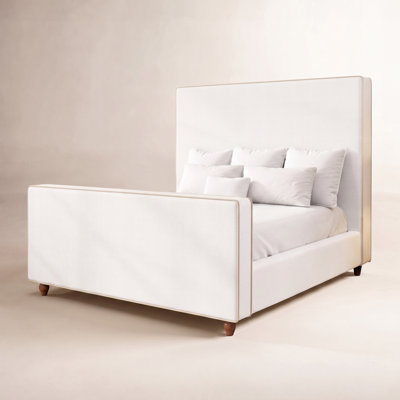 Upholstered Low-Profile Bed