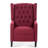 Manual Wing Chair Recliner, High Colorfastness Fabric Chair with Deep Tufted Back | Silver Nailhead Trim, 3 Adjustable Positions for All-Day Comfort-833237050