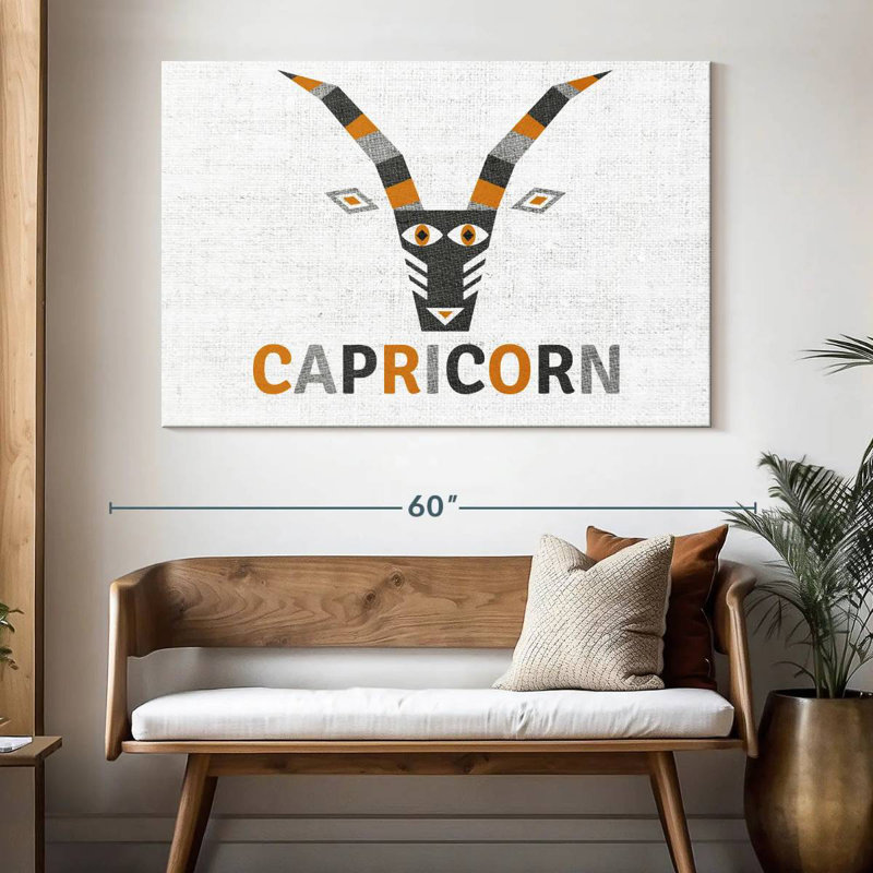 Adella Geometric Capricorn, 34" H x 51" W