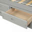 Lit plateforme simple avec rangement en bois massif et 6 tiroirs-1778316461