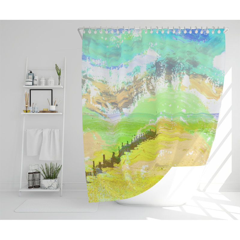 Dimitria Polyester Shower Curtain Set