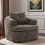 Fauteuil d'appoint pivotant à 360 ° avec coussins à deux couches-987740332