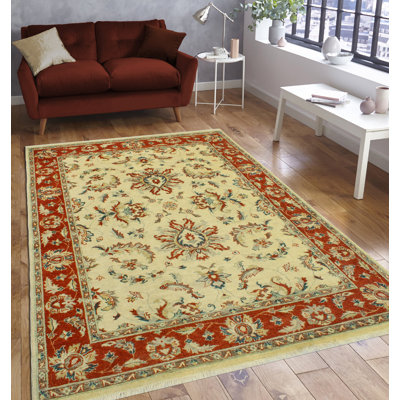 Fine Chobi Tabor Ivory Rug