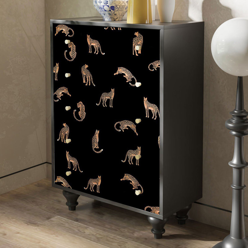 Armoire de rangement rétro de style américain