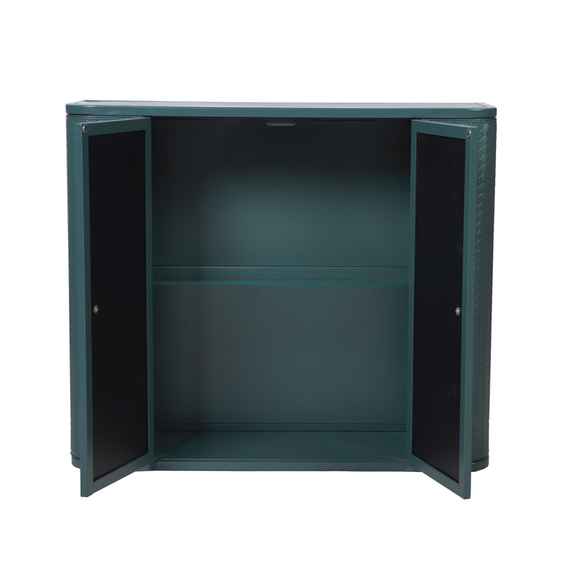 Armoire murale de style campagne moderne, Vert