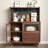 Walnut Solid Wood Sideboard-118760841