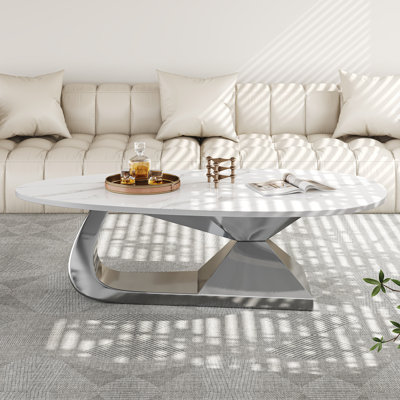 Table basse en pierre frittée Modern