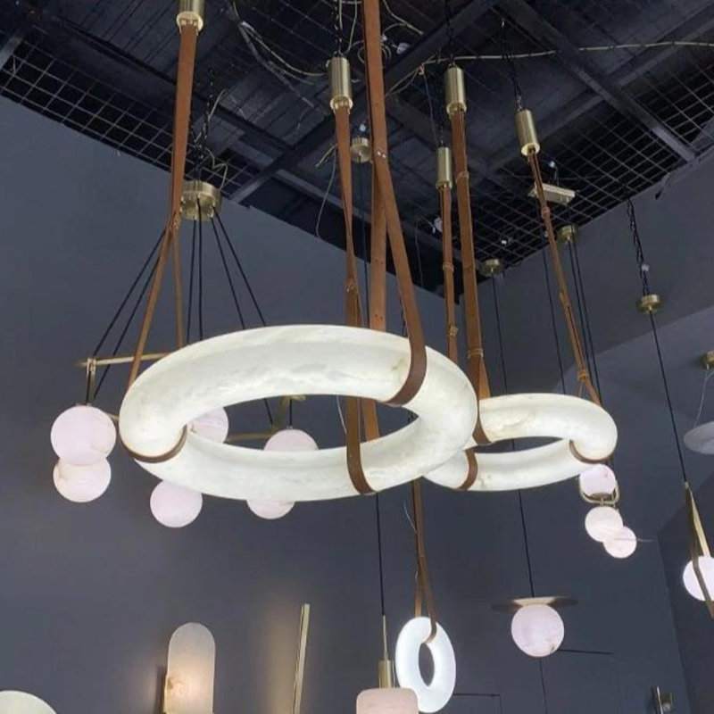 Grubb 3 - Light White Geometric Pendant