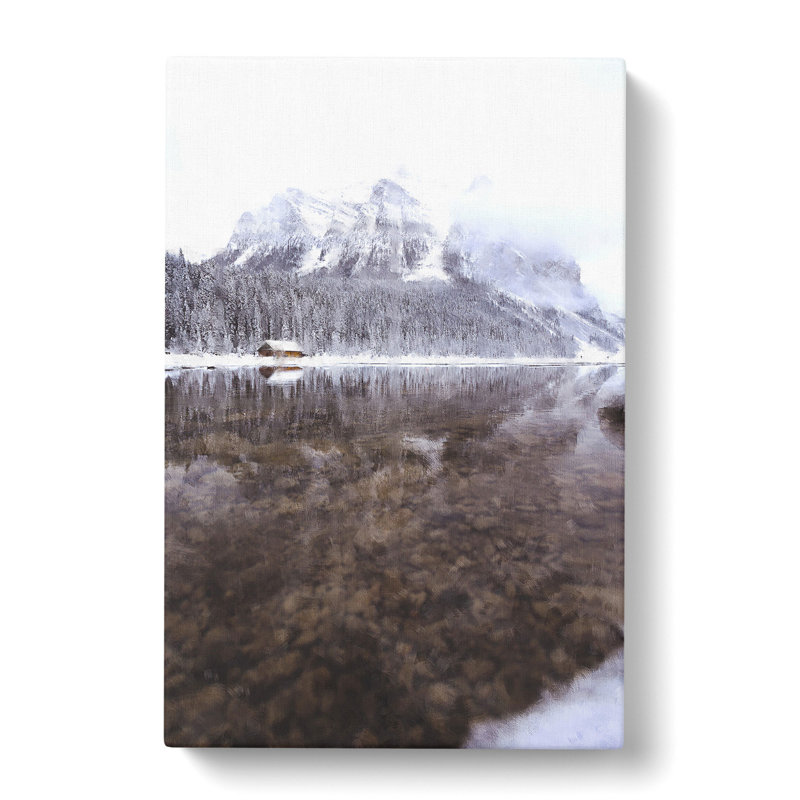 Lake Louise Reflection - Wrapped Canvas, 60cm H x 40cm W x 3cm D