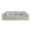 Canapé 78,87 po 2 places - blanc-958650637