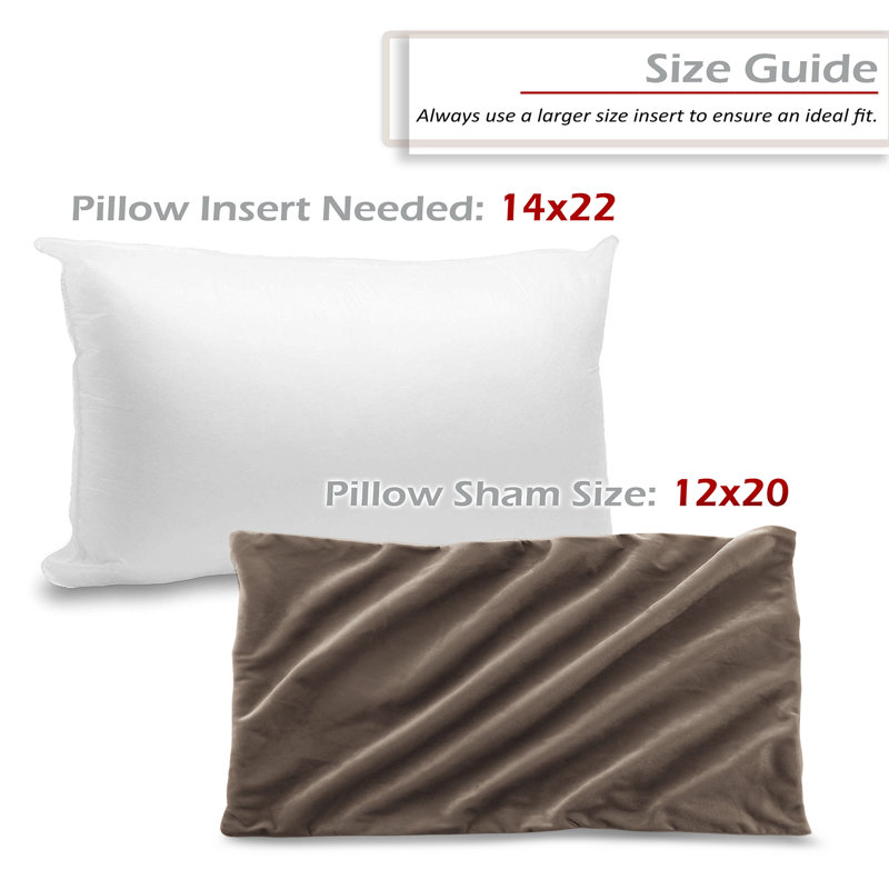 Housse de coussin en velours , Brun chocolat