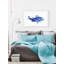 «Grouper in Blue», reproduction d'art encadrée-20585177
